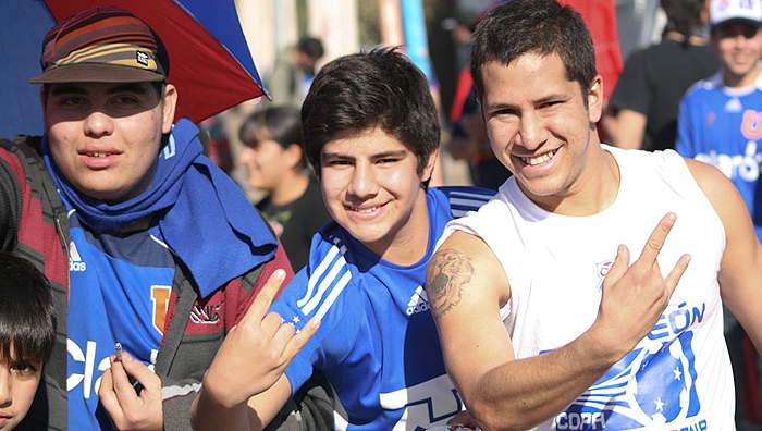 Banderazo Azul en la previa del Superclásico