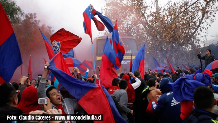 Banderazo Azul en la previa vs. Boca Juniors