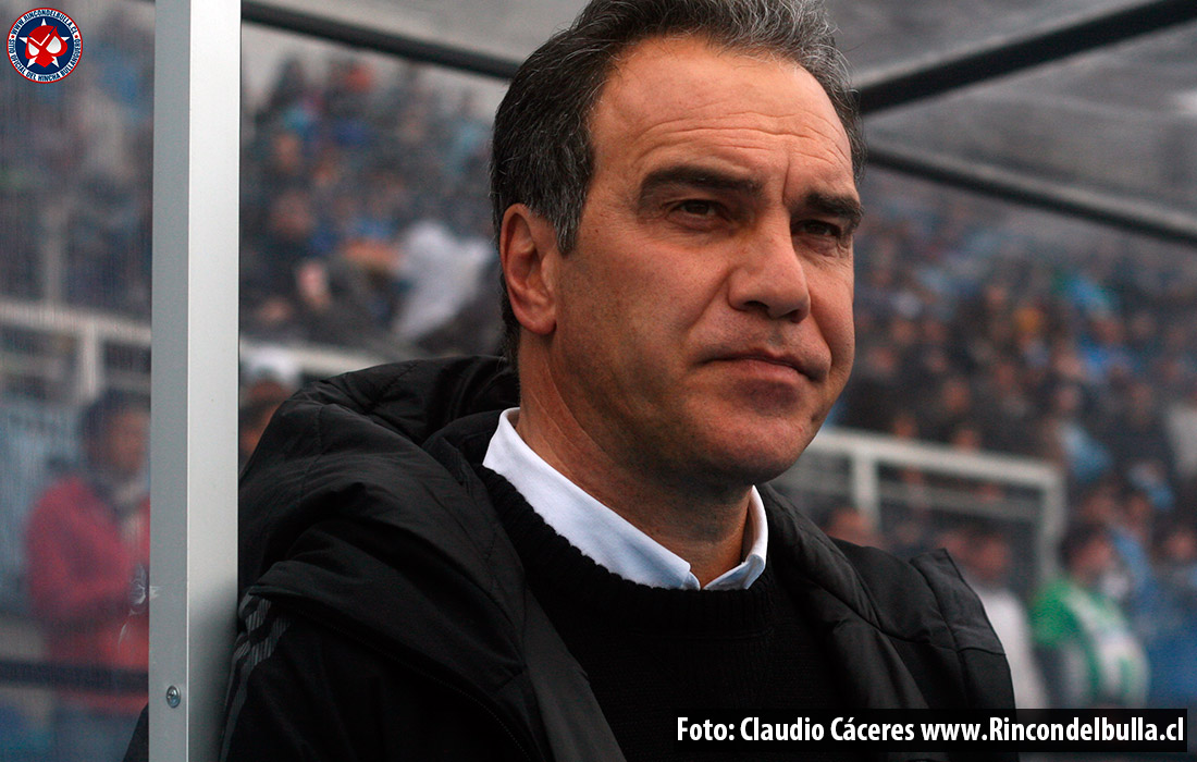 El técnico azul conversó con los medios de comunicación - Foto: Claudio Cáceres