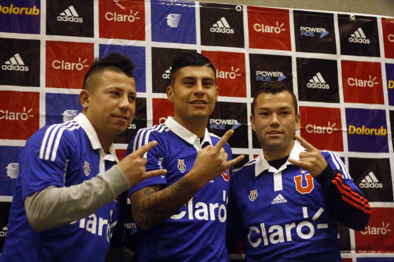 Universidad de Chile de Chile presentó a sus nuevos refuerzos para la temporada 2015-2016 - Foto: CLAUDIO CÁCERES