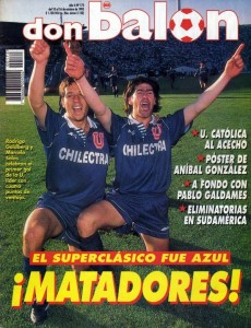 Portada de Don Balón rememorando la victoria de la U por 2-0