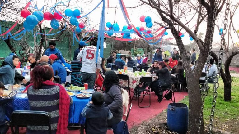 Hinchas azules despidieron a Guzmán con asado de camaradería