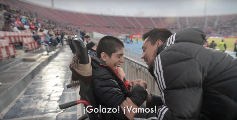 Hincha azul vivió un día de ensueño