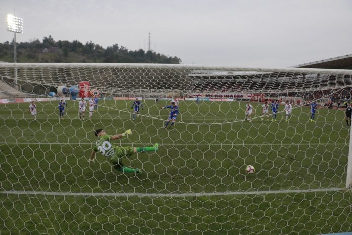 penal anota por Pizarro en la visita de la U a curico